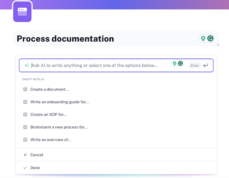 Ask Scribe