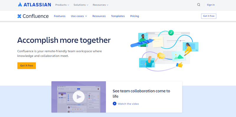Confluence knowledge base management