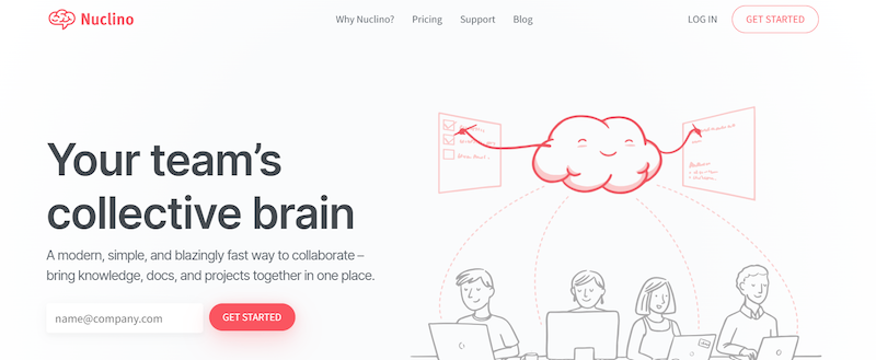 Nuclino knowledge management solution
