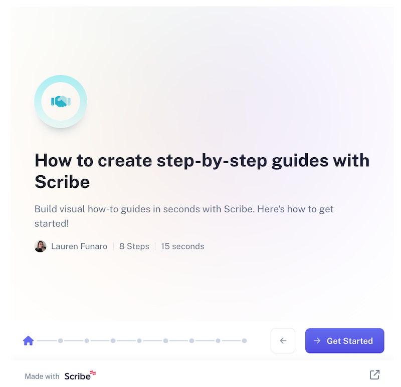 How to create step-by-step guides with Scribe - user documentation chrome extension