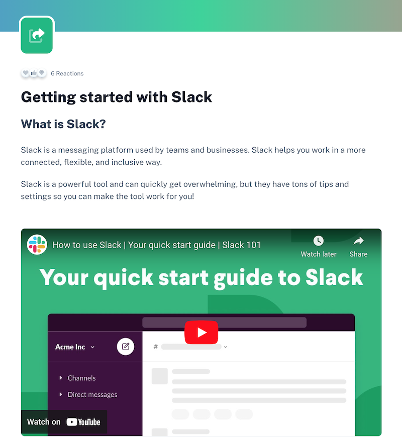 Getting started with Slack