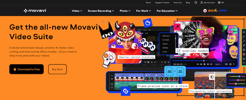 Movavi free training video software