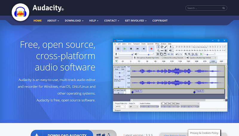 Audacity - tools for instructional design