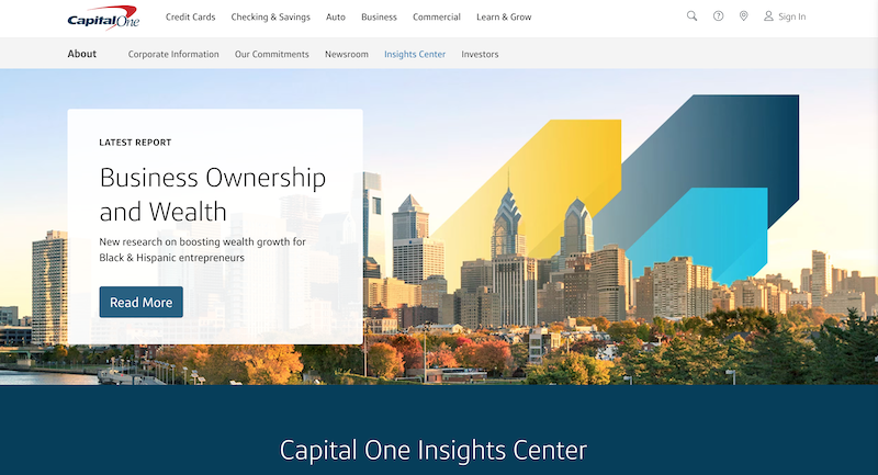Capital One - knowledge management system examples