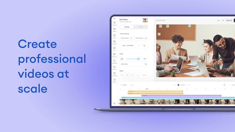 Veed video editing tool for marketers.
