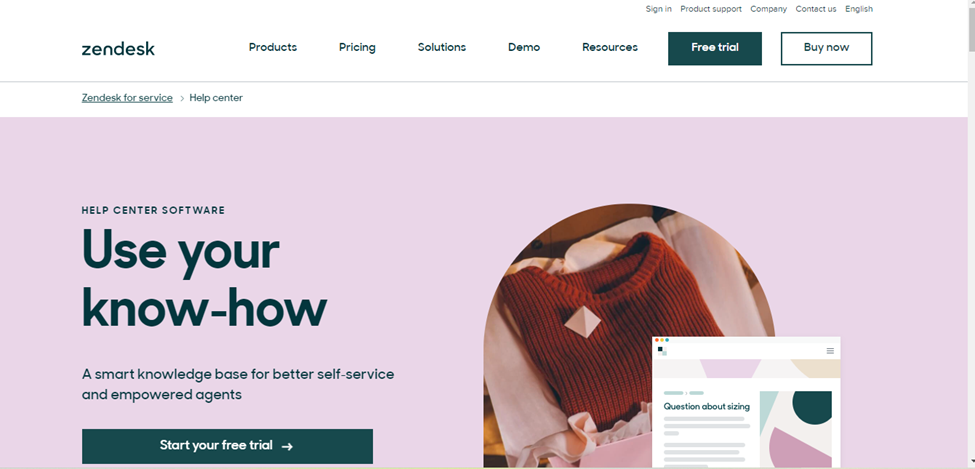 Zendesk Help Center Software