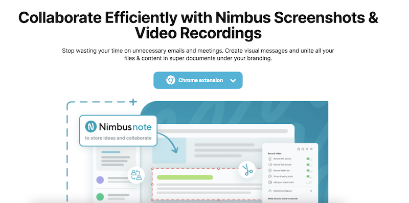 Nimbus SOP chrome extension