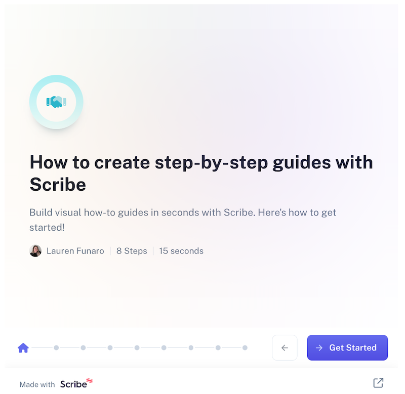 How to create step-by-step guides with Scribe