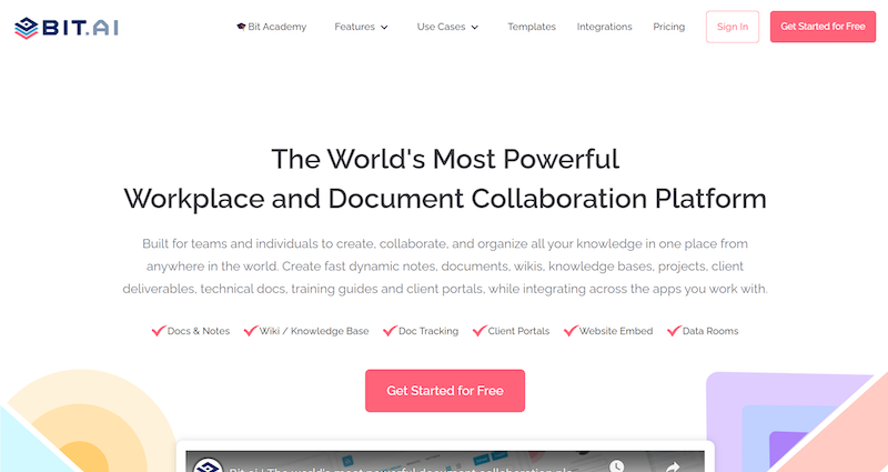 Bit.ai - knowledge sharing tools
