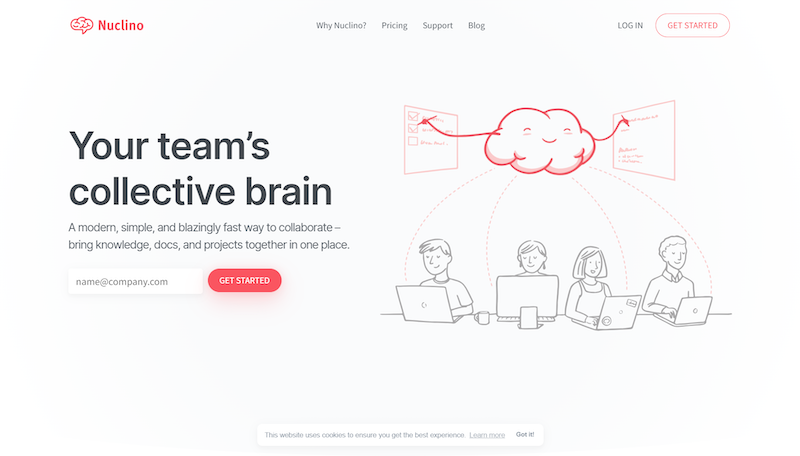 Nuclino - knowledge sharing tools